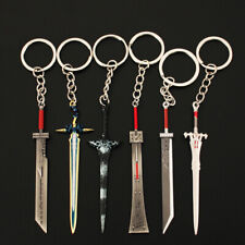 9cm Final Fantasy Mini Sword Weapon Model Pendant Keychain Key Ring Fans Jewelry picture
