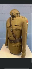 WW1 US 2nd Army Named Quartermaster Major’s Uniform Grouping Pants Hat Belt picture