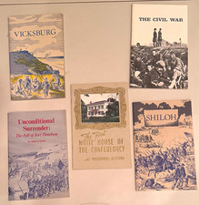 Lot of 5 Vintage Civil War Militaria Books/Booklets picture