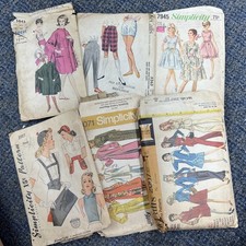 Lot 6 Vintage 1960s Sewing Patterns Vogue McCalls Simplicity Womens Fashion picture