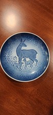 Vintage Mother’s Day Copenhagen Porcelain Deer 1975 Decorative Plate, picture