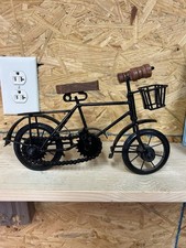 Mechanical Miniature Bicycle Figure Wood and Iron picture