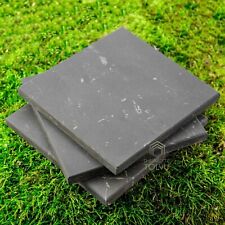 Shungite Tiles Big Size Square shape 4 tot 4 inches, EMF protection stone, Tolvu picture