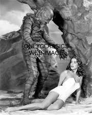 SEXY BEAUTY JULIE ADAMS & BEN CHAPMAN CREATURE FROM THE BLACK LAGOON 8X10 PHOTO picture