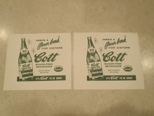 Vintage Cott Ginger Ale Print Ad Sugar-free Sucaryl It's Cott to be Good picture