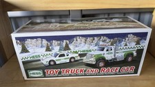 2011 Hess Truck Toy Truck and Race Car New picture