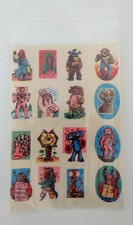 Twelve Vintage Japanese Kaiju Monster Water Decals -A picture