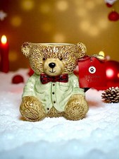 Holiday Cheer CHRISTMAS teddy Bear Mug 25oz picture