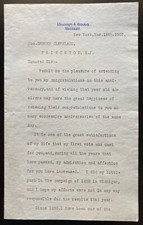 March 18, 1907  Birthday Congrats to Grover Cleveland from William S. Gould picture