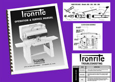 IRONRITE OPERATION & SERVICE MANUAL - TROUBLESHOOTING AND REPAIR - 32 PAGES picture
