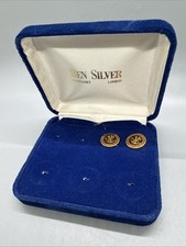 Vintage Lawrenceville School's Seal Ben Silver Button 5/8” Box picture
