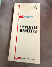Vintage Kmart Corporation Employee Benefits Booklet Rev. 6/79 picture