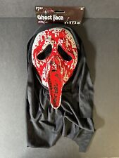Ghost Face Mask Fun World Scream CUSTOM Bloody Mask Hand Painted picture
