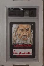 SIR IAN MCKELLEN Signed Movie Horror Legends Masterpieces Sketch Card 1/1  picture
