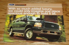 Original 2002 Ford Excursion Limited Premier Group Sales Brochure 02 picture