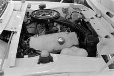 BMW 1600 engine 1966 Advertising Motor Show Car Old Photo picture