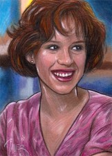 MOLLY RINGWALD Claire Standish The BREAKFAST CLUB Sketch Card PRINT Open Edition picture