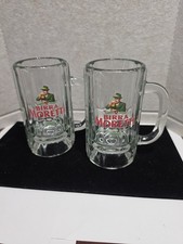 Birra Moretti Glass Beer Mugs.Never Used. Storred In Original Case At Restaurant picture
