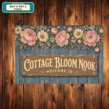 Nanas Place Vintage Sign Metal Retro Kitchen Wall Art Plaque 8x12 picture