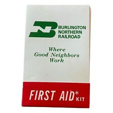 BNR First Aid Kit Burlington Northern Railroad Railfan Collecting Safety Burns picture