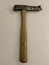 Vintage AJC A.J.C. Roofing Hammer Shingle Cutter Wooden Handle Nice Condition picture