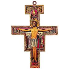 San Damiano Crucifix Wood Wall Cross Catholic Wall Art picture