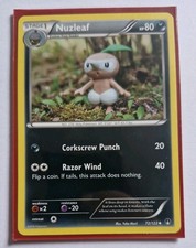 1x Pokémon TCG Nuzleaf 72/122 Breakpoint Regular Uncommon Near Mint/LP English picture