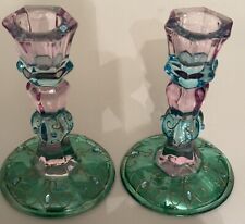 Vintage Partylite Mardi Gras Candle Holders picture