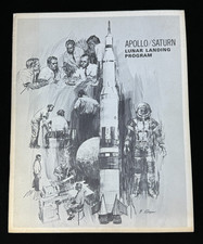 1968 Apollo/Saturn Lunar Landing  Program Book Space Division of Rockwell Corp picture