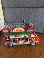 Lemax Taco Food Truck 63287 Holiday Village Carnival  Accent Piece-RETIRED PIECE picture