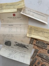 LOT 50 1800s 1900s Business Letterhead Invoices Receipts Old Paper Ephemera picture
