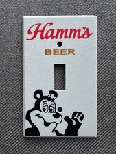Hamm's Bear Light Switch Plate - 3D Printed picture