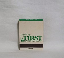 Vintage Capitol City First National Bank Matchbook Tallahassee Advertising Full picture