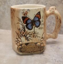 Vintage Treasure Craft Los Angeles Mug Butterfly USA picture