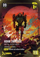 Adam Smasher Metal Over Meat B160 Iconic Rare picture