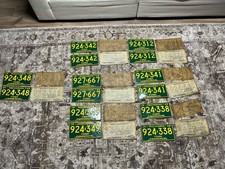 1968 Michigan License Plates Farm Commercial Lot Of 7 Pair picture