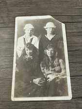 1912 RPPC Postcard Vintage Women Dressed As Sailors Antique Studio Photo picture