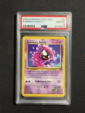 2000 Pokemon Gym Challenge Sabrina’s Gastly 97/132 PSA 10 Gem Mint Pop 25 picture