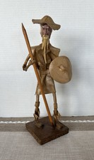Vintage Mexican Folk Art Paper Mache man Figurine 12.5” H picture