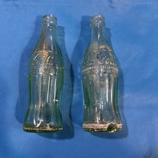Vintage 1947 & 1949 MS Coca Cola Bottles Pair - Vicksburg & Belzoni Mississippi picture