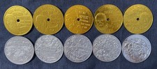 Krewe of Orpheus 2022-2026 XL Doubloon Set of 10 Hard to Find Mardi Gras Throws picture