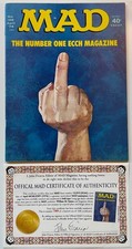 Mad Magazine #166, April 1974, with rare 2009 COA FREE S/H OMG, Cool picture