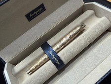 Montegrappa Memoria Guilloche Lozenge Rollerball 925 Sterling Silver Boxed picture