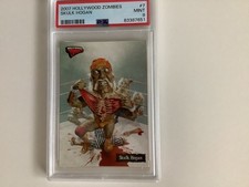 2007 TOPPS HOLLYWOOD ZOMBIES SKULK HULK HOGAN, #7 LIKE GARBAGE PAIL KIDS PSA 9 picture