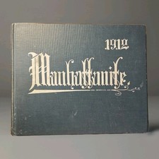 1912 Manhattanite Manhattan College Yearbook New York City History Antique Rare picture