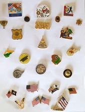 Vntg 1975-2015 W.Va. American legion lapel Stick Pins ∆ 25 pc lot  NICE COND. picture