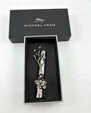 Michael Aram Black Orchid Mezuzah Dark Nickelplate Open Box NIB 111808 Judaica picture
