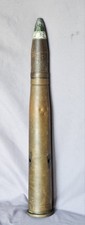 WWII TRENCH ART 40mm MARK 1 AA PAPERWEIGHT DATED 1942 picture