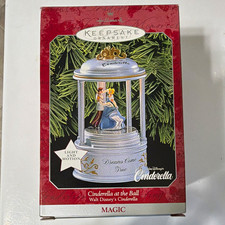 Vintage 1998 Hallmark Keepsake Cinderella at the Ball Magic Ornament Brand NIB picture