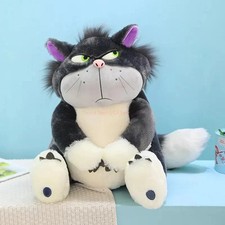 30cm Lucifer Cat Plush Toy Cute Stuffed Animal Doll Kids Gift Collectible picture